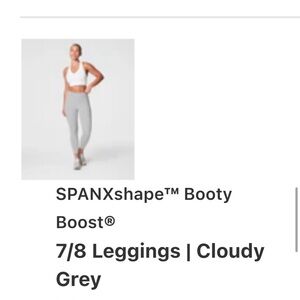 SPANX Cloudy Grey Body Boost 7/8 Leggings